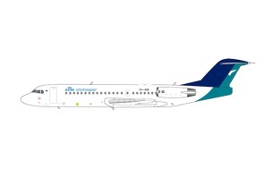 KLM (Silkair Hybrid) Fokker 70 F-70 PH-KZM Die-Cast JC Wings EW4F70003 Scale 1:400