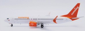 Sunwing Airlines Boeing 737 MAX 8 Reg: C-FYXC With Antenna LH4313 JCWings scale 1:400