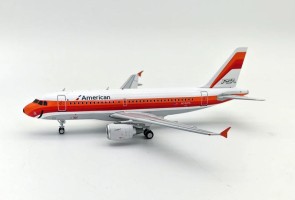 American Airlines (PSA - Pacific Southwest Airlines) A319-112 N742PS With Stand InFlight200 IF319AA742 Scale 1:200