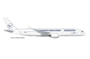 Lufthansa Airbus A350-900 D-AIVD Innovate for Cleaner Aviation Herpa 536653 Scale 1:500