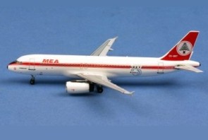 MEA Retro Airbus A320 OD-MRT Middle Eastern Airlines Aero Classics AC419927 scale 1:400