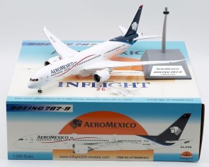 AeroMexico Boeing 787-9 Dreamliner XA-DHN With Stand InFlight IF789AM1023 Scale 1:200