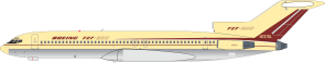 House Livery Boeing 727-200 Reg: N7270L 400021 V1:400 1:400