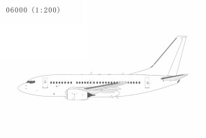 New Mould! Blank Model Boeing 737-600 NG Models 06000 Scale 1:200