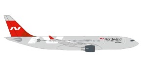 Nordwind Airlines Airbus A330-200 VP-BYV Herpa 531771 scale 1:500