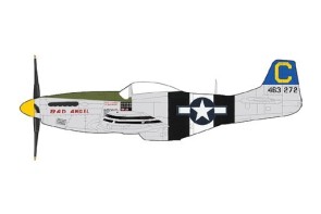 P-51D Mustang Lt. Louis E. Curdes 4th FS 3rd ACG Laoag 1945 Hobby Master HA7747 Scale 1:48