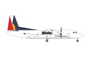Philippine Airlines Fokker 50 F-50 PH-PRG Die-Cast Herpa 572811 Die-Cast Scale 1:200 