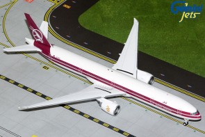 Qatar Airlines 25th Anniversary Retro Boeing 777-300ER A7-BAC Gemini200 G2QTR1145 scale 1:200