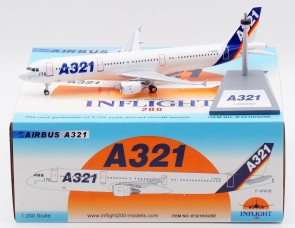 Airbus House Livery A321-111 F-WWIB with stand IF321HOUSE InFlight Scale 1:200