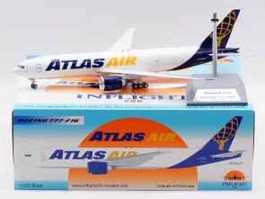 Atlas Air Boeing 777-F16 With Stand IF777F5Y1024 InFlight Models 1:200