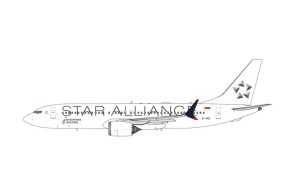 Singapore Skyteam Boeing 737-8max 9V-MBL Phoenix die-cast 04441 scale 1:400
