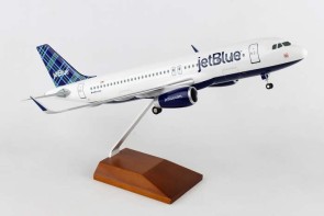 JetBlue Airbus A320 "Tartan" stand & gears Skymarks Supreme SKR8354 1:100
