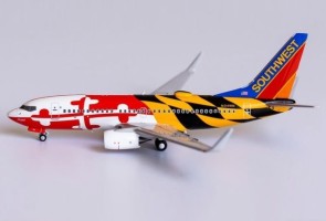 Southwest Maryland One Boeing 737-800W N214WN old Canyon Blue tail livery NG Models 77006 scale 1:400