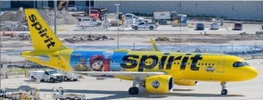 Spirit Airlines Airbus A320NEO "Super Nintendo World" Reg: N986NK With Stand JCWings SA2065 Scale 1:200