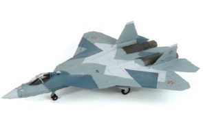 Sukhoi SU-57 Russian Air Force Die-Cast by AirForce1 AF1-0011W Scale 1:72