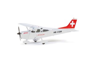 Swiss Flying Club Cessna 172 HB-CQM Railroads Herpa 019446 Scale 1:87