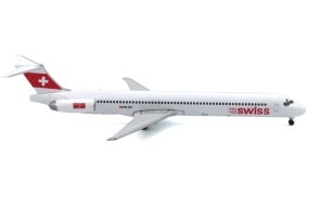 Swiss International McDonnell Douglas MD-83 HB-ISX Herpa 535977 scale 1:500