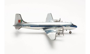 TAP Portugal DC-4 Douglas CS-TSD Polished Model Die-Cast Herpa Wings 572453 Scale 1:200