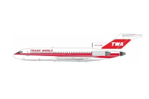 TWA Trans World Boeing 727-31C N891TW With Stand InFlight IF721TW0623 Scale 1:200
