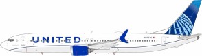 United Airlines Boeing 737-9 MAX N77575 with stand IF739M0825 Inflight Models 1:200
