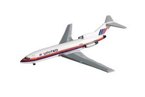 United Airlines Boeing 727 N7010U Saul Bass Livery AeroClassics AC411212 Scale 1:400 