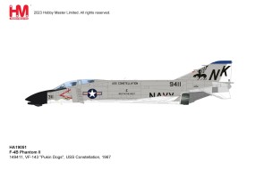 US Navy F-4B Phantom II 'Puking Dogs' VF-143 USS Constellation Hobby Master HA19051 Scale 1:72