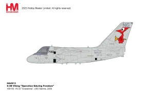 US Navy S-3B Viking 'Operation Enduring Freedom' VS-33 'Screwbirds' USS Stennis 2009 Hobby Master HA4913 Scale 1:72 