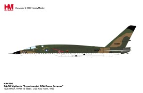 USN 'Bats' RA-5C Vigilante Experimental SEA Camo Scheme 150834/604 RVAH-13 USS Kitty Hawk 1966 HA4706 Scale 1:72