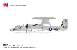 USN 'Bear Aces' E-2C Hawkeye 'Miss B.Havin' 161552 VAW-124 1991 Hobby Master HA4820 Scale 1:72
