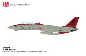 USN 'Grim Reapers'  F-14B Tomcat VF-101 NAS Oceana Airshow 1997 Hobby Master HA5246 Scale 1:72