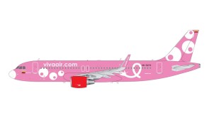 Viva Air Colombia Airbus A320-200 Pink HK-5273 Gemini G2VVC823 scale 1:200