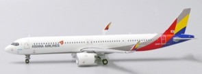 Asiana Airlines Airbus A321NEO Reg: HL8371 With Antenna XX4222 JCWings Scale 1:400