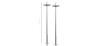 360 Airport Flood Lights Set of Two Herpa Accessories 570626 scale 1:200