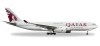 Qatar Cargo Airbus A330-200F Lowered Nose Reg# A7-AFY Herpa 529884 1:500