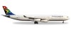 South African Airbus A340-300 Nelson Mandela ZS-SXF Herpa 530712 1:500