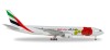 Emirates SkyCargo Boeing 777F With Love A6-EFL Herpa 531009 1:500