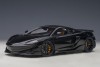 Black McLaren McLaren 600LT Onyx Black die-cast AUTOart model 76081 scale 1:18