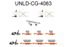 FedEx GSE Cargo Loaders, Tows, Dollies and Container set UNLD-CG-4063 by Fantasy Wings Scale 1:400