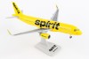 Spirit Airlines Airbus A320  Gears & Stand HG11229G Hogan scale 1:200