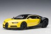 Yellow Bugatti Chiron 2017 Juane Molsheim Yellow/Nocturne Black AUTOart 70994 scale 1:18 