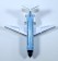Braniff BAC-111-200 N1545 (Turquoise)  Scale 1:400