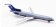 Limited United Airlines Boeing 727-222Adv N7260U Battleship Grey livery With Stands InFlight200 IF722UA0123 Scale 1:200