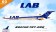 LAB Lloyd Aereo Boliviano Boeing 727-200 CP-1367 with stand El Aviador EAV1367 scale 1:200