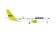 Air Baltic new livery Airbus A220-300 "100th A220" YL-AAU Herpa 571487 scale 1:400