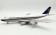 British Caledonian Airways Boeing 747-200 G-GLYN polished belly with stand InFlight IF742BR0621P scale 1:200