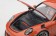 Lava Orange Porsche 991 (911) w/dark grey wheels AUTOart 78168 scale 1:18