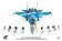 Ukrainian Air Force SU-27 Flanker 2016 JC Wings JCW-72-SU27-011 Scale 1:72