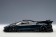 left side Pagani Zonda Revolution Blue-Black Carbon Fiber Red Stripe 78273 AUTOart scale 1:18
