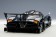 rear side Pagani Zonda Revolution Blue-Black Carbon Fiber Red Stripe 78273 AUTOart scale 1:18