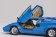 Lamborghini Countach 5000 S, Blue, with openings